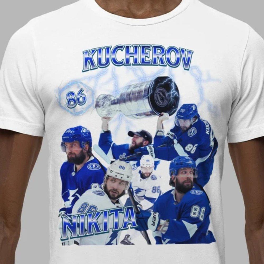 Kucherov Shirt Lightning Hockey Canadian Professional Hockey Championship Shirt